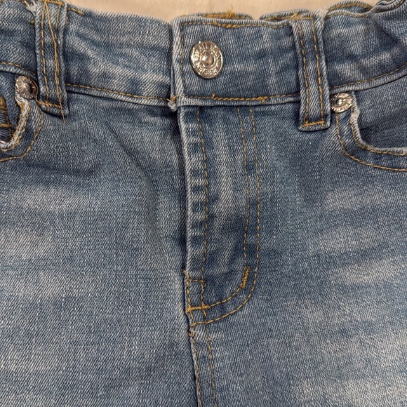 7 For All Mankind Girls Jeans 3T Distressed Trendy - Picture 3 of 8